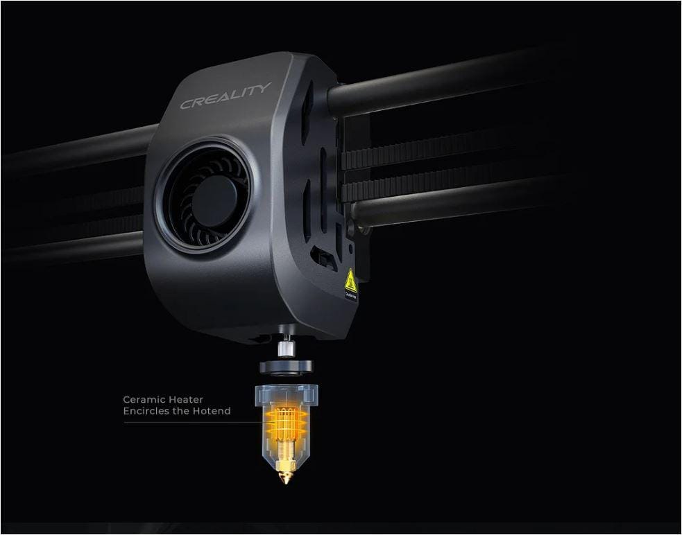Imprimanta 3D Creality K1 - Viteză 600mm/s, Auto Leveling - imagine 5