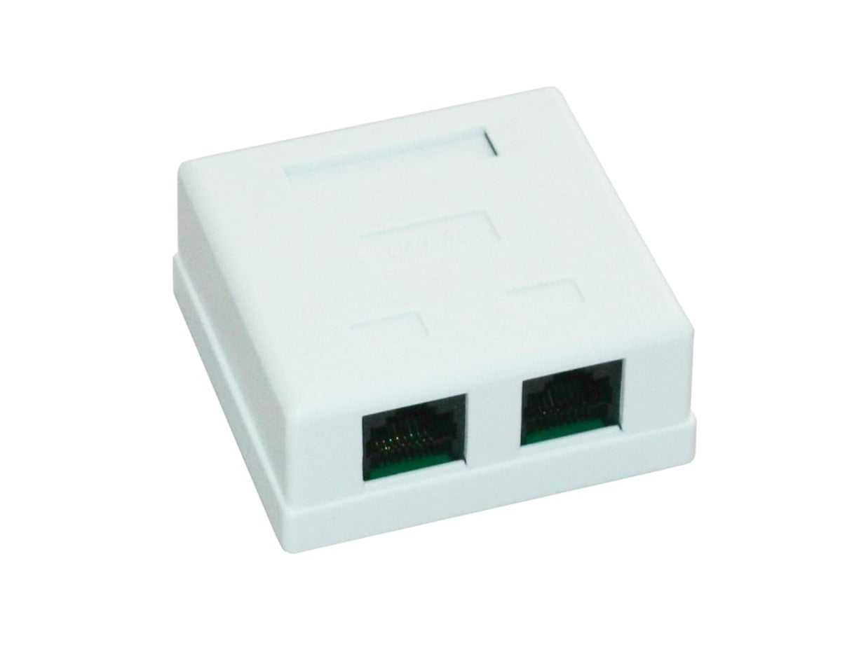 Priza Dubla CAT 6 Emtex | Conectivitate Rapidă