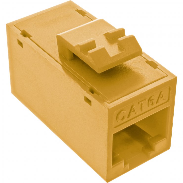 Cupla RJ45 Cat.6A UTP Galben InLine 10Gb/s
