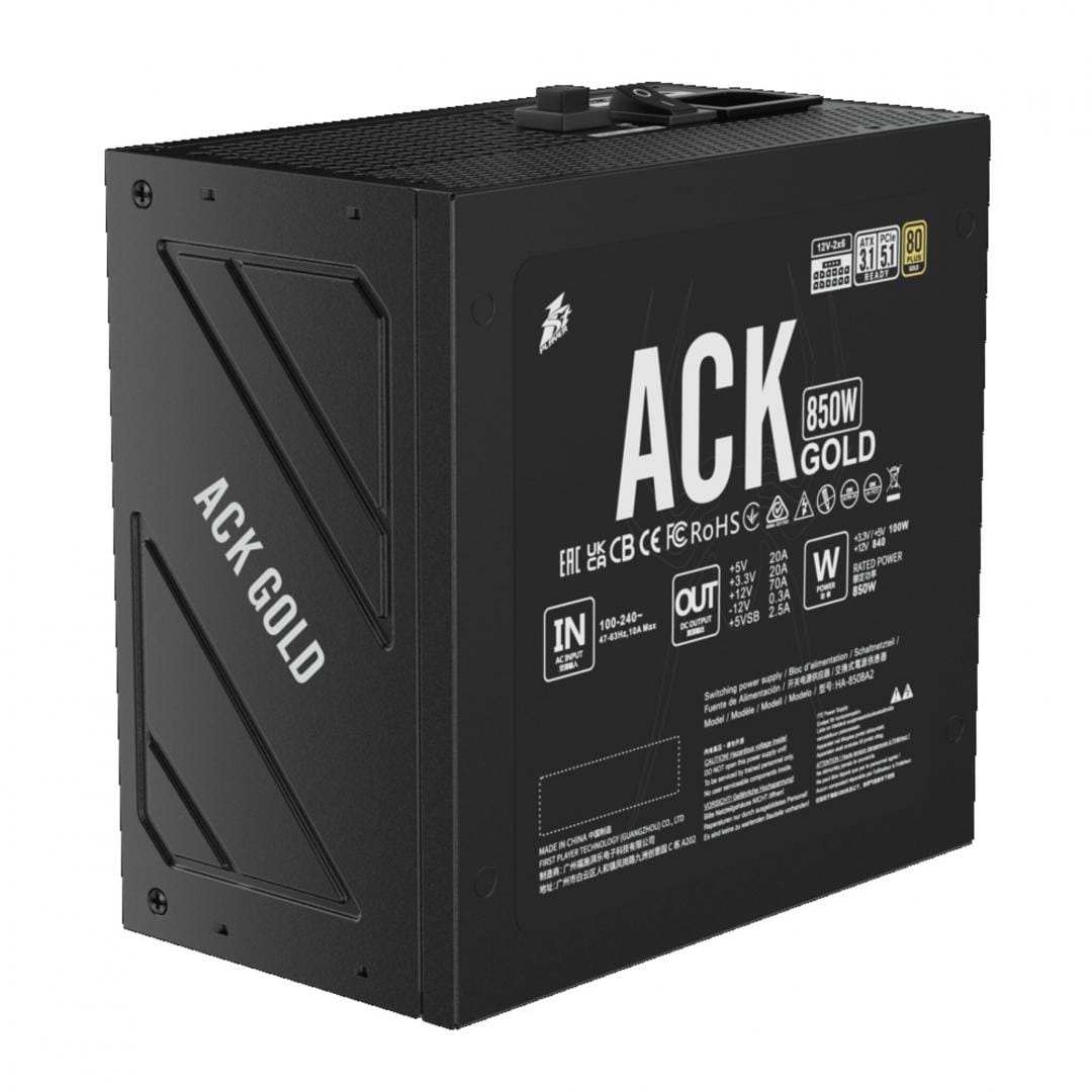 Sursa PC 1stPlayer 850W Gold Modular ATX 3.1 PCIe 5.1 - imagine 2