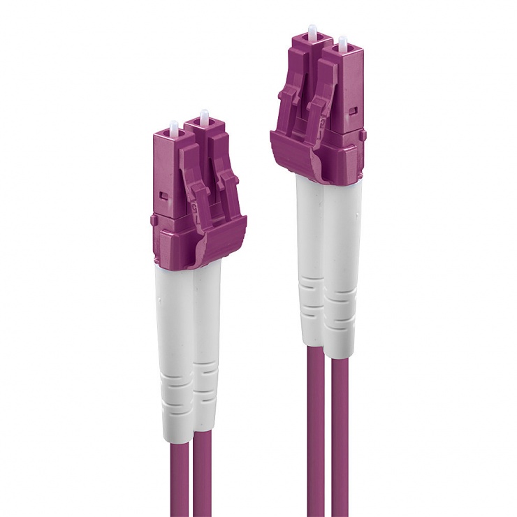 Cablu Fibra Optica LC-LC OM4 15m Lindy