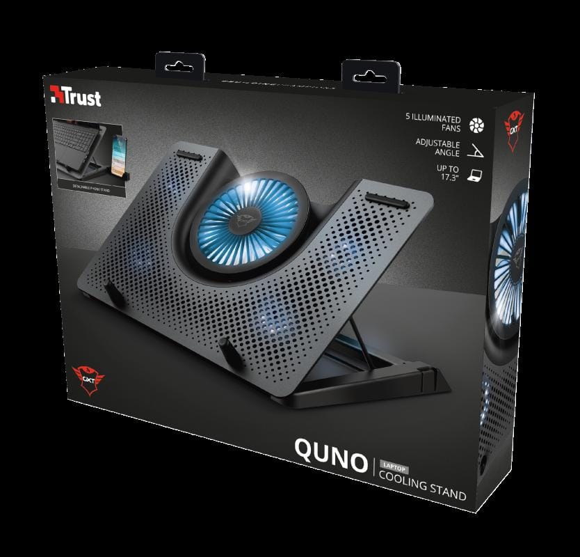 Stand Cooler Laptop Trust GXT 1125 Quno cu 5 Ventilatoare - imagine 9