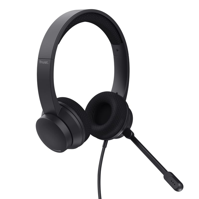 Căști Trust Ayda USB-ENC Noise Cancelling - Negru - imagine 5