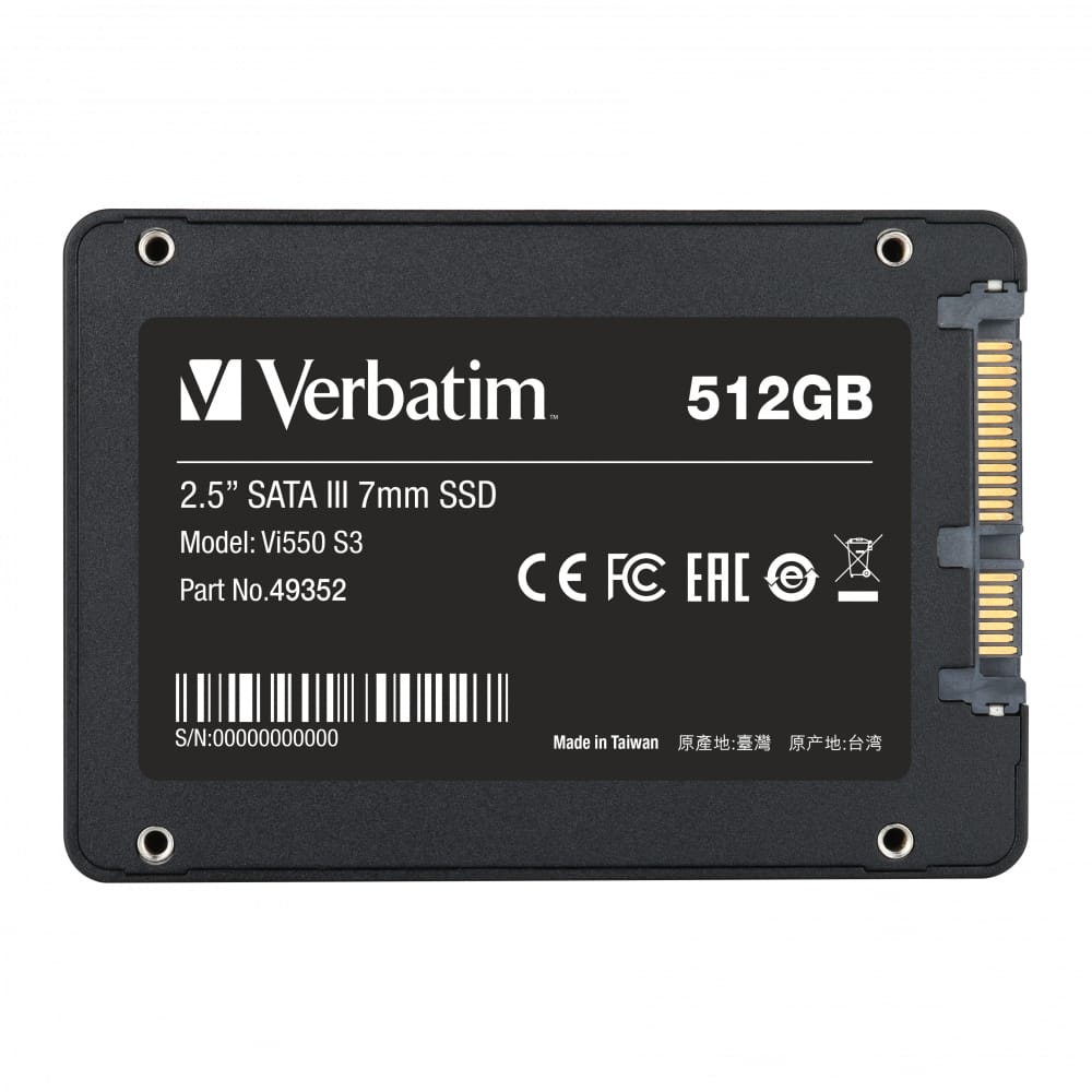 SSD Verbatim VI550 512GB - Performanță Rapidă pentru Sistem - imagine 6
