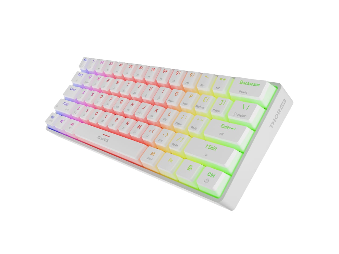 Tastatura Gaming Mecanica Wireless Genesis Thor 660 G2 RGB - imagine 8