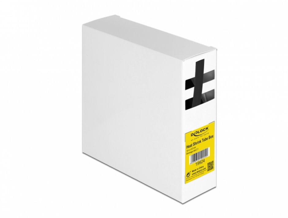 Tub Termocontractabil 10m 9.5mm Negru Delock