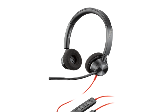 Poly Blackwire 3320 USB-C Stereo - Headset Profesional HP