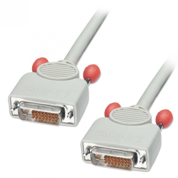 Cablu DVI-D Dual Link Lindy 0.5m Aurit