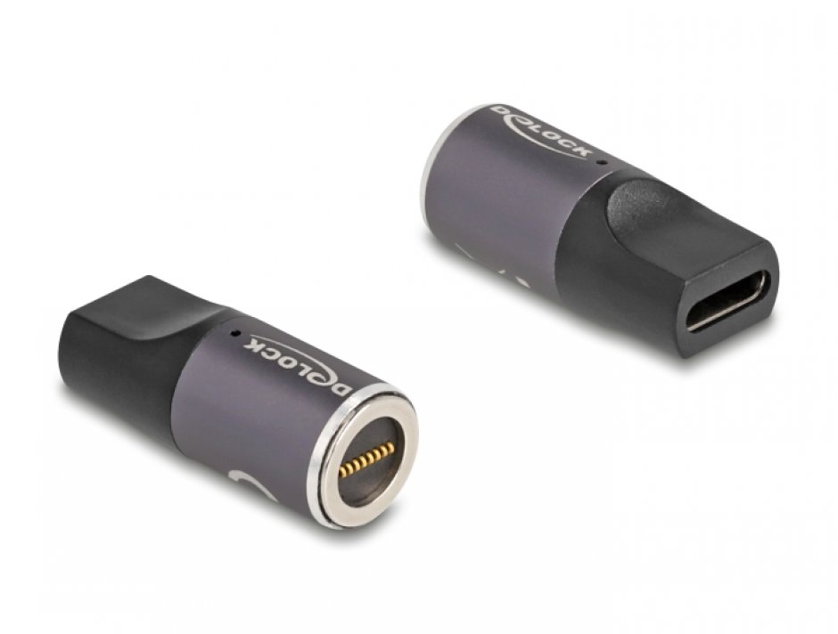 Adaptor Magnetic USB-C 60W Delock 80782