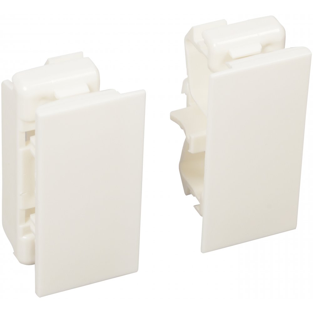 Set 2 capace albe fixare Mosaic Legrand