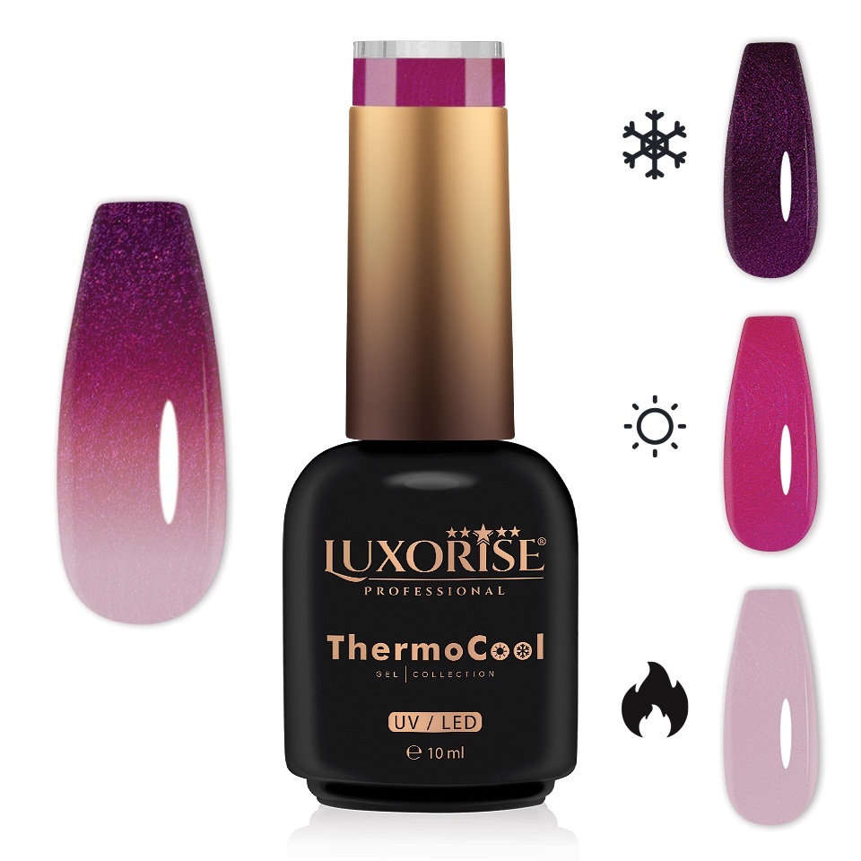 Oja Semipermanentă Termică LUXORISE Lavender 3 Culori
