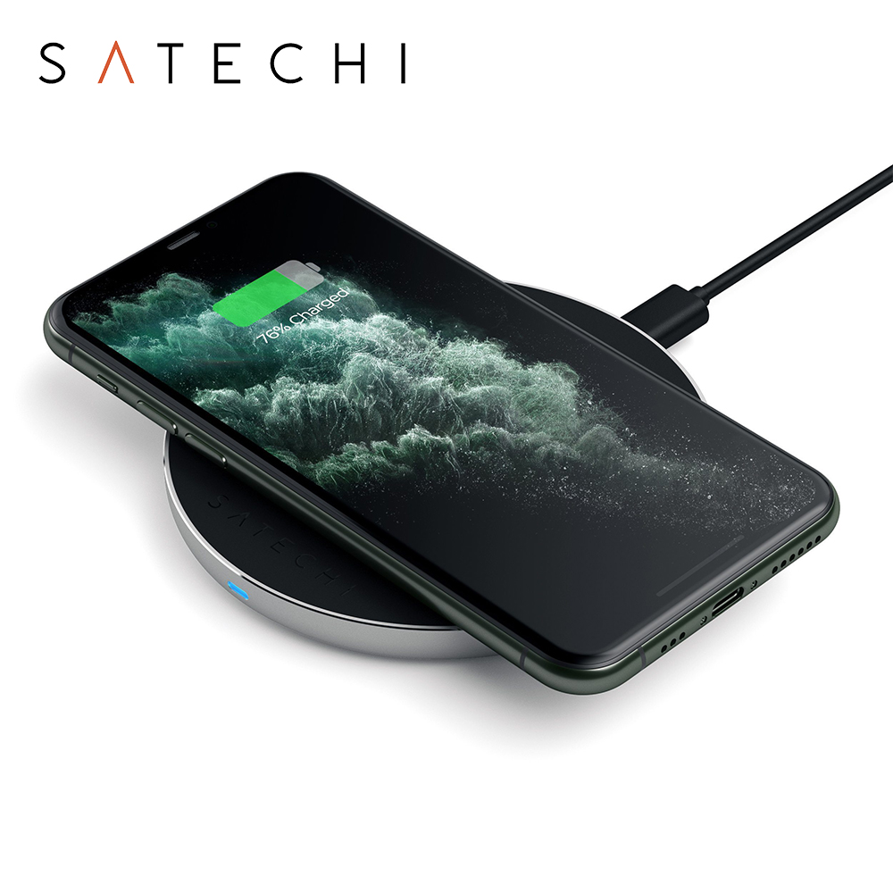Încărcător Wireless Satechi 10W, Certificat Qi - imagine 2