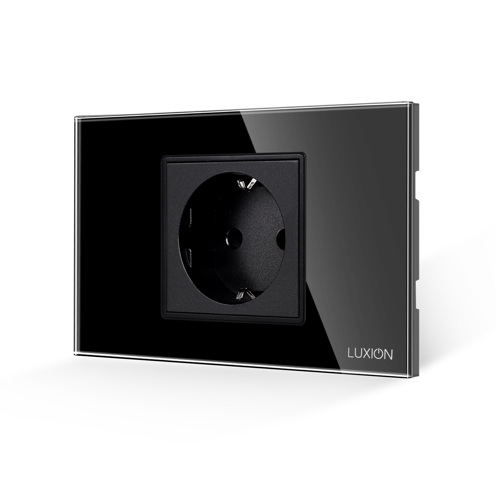 Priza Simplă LUXION cu Ramă din Sticlă, IP44, 117x75x34 mm - imagine 5