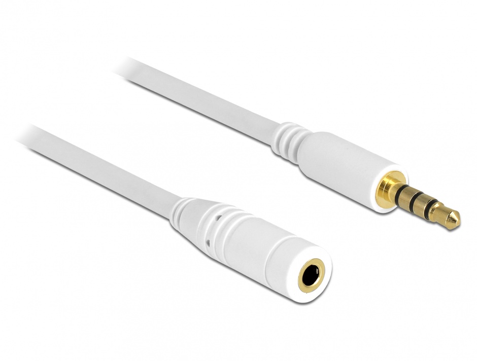 Cablu Prelungitor Jack 3.5mm 4P Delock 2m