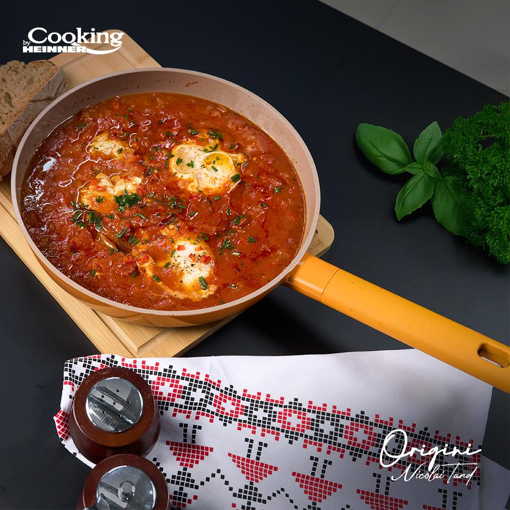 Tigaie Heinner Aluminiu Turnat 26cm cu Capac - Origni Nicolai - imagine 8