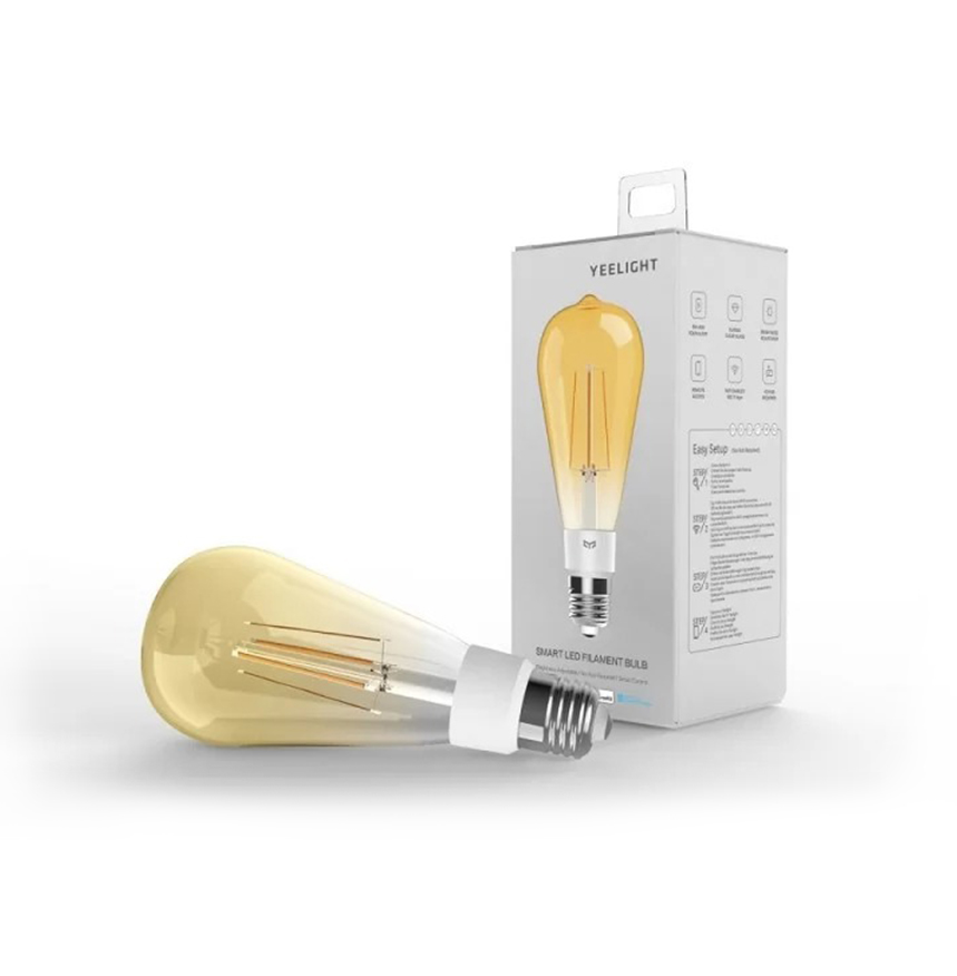 Bec Smart LED Yeelight ST64 E27, 500 Lumeni, Control Wi-Fi - imagine 4