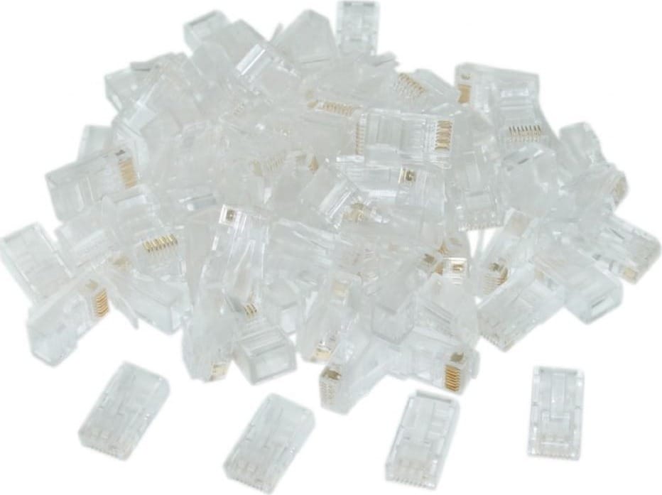 Mufă RJ45 SPACER UTP Cat6, 100 bucăți - imagine 2