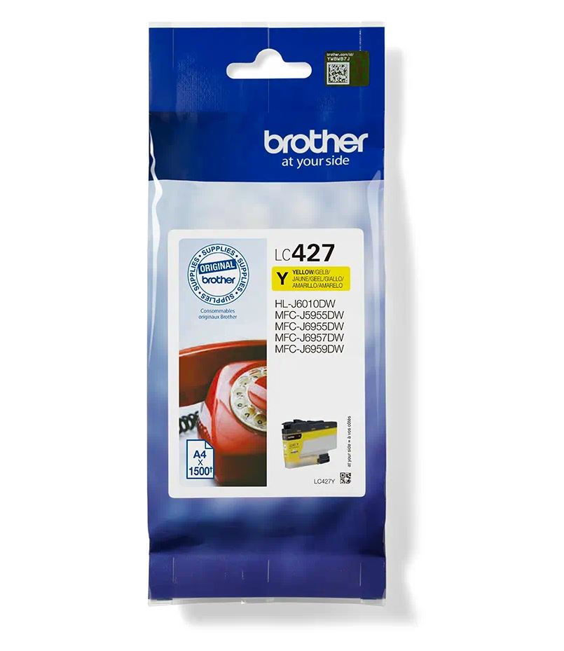 Cartus Original Brother LC427Y Yellow 1.5K