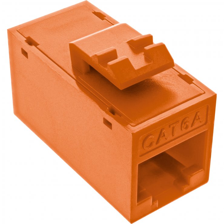 Cupla RJ45 Cat.6A UTP InLine Orange