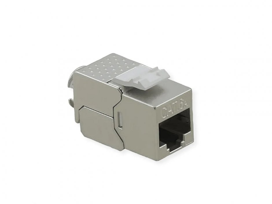 Keystone RJ45 Cat.6A STP Slim, Tool-Free