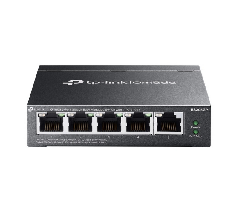 Switch TP-Link ES205GP 4 Porturi PoE+ 65W