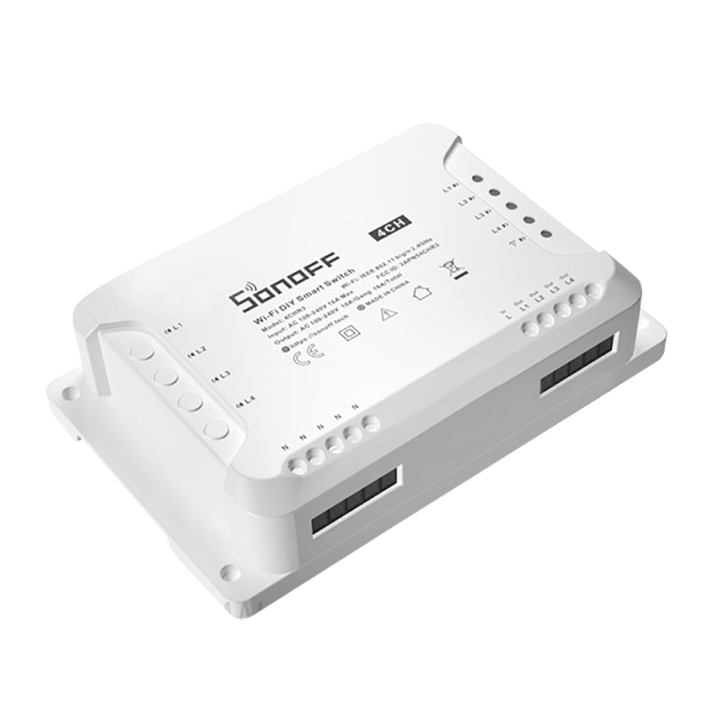 Sonoff 4CH R3: Releu Wi-Fi 4 Canale, Automatizare - imagine 2