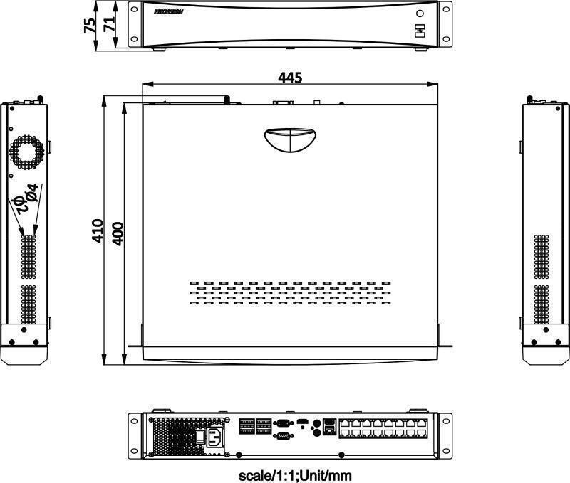 NVR Hikvision 32 Canale 12MP cu AcuSense si 16 Porturi PoE - imagine 2