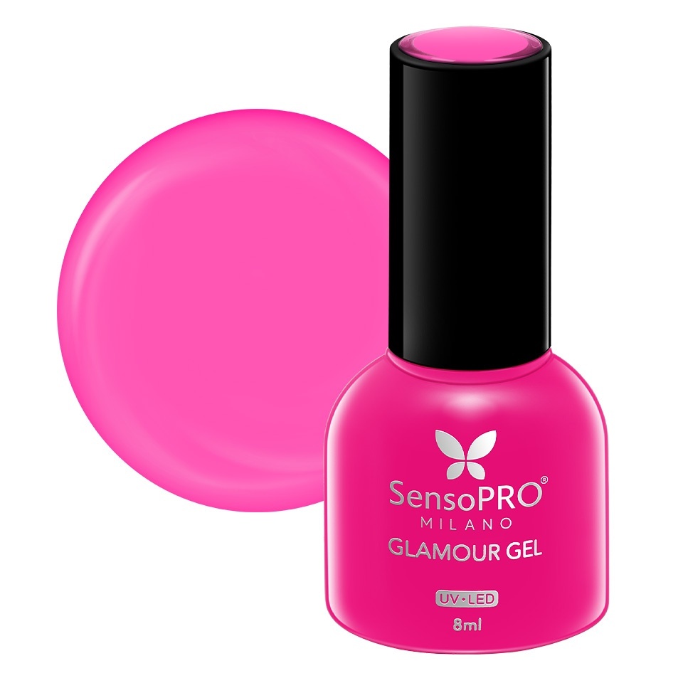 Oja Semipermanenta Glamour Gel Iconic Pink #94 SensoPRO 8ml