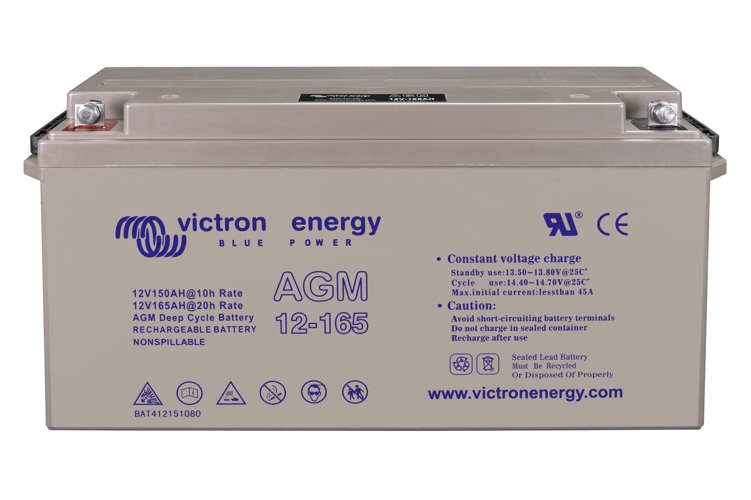 Acumulator Victron Energy Deep Cycle AGM 12V 165Ah - imagine 8