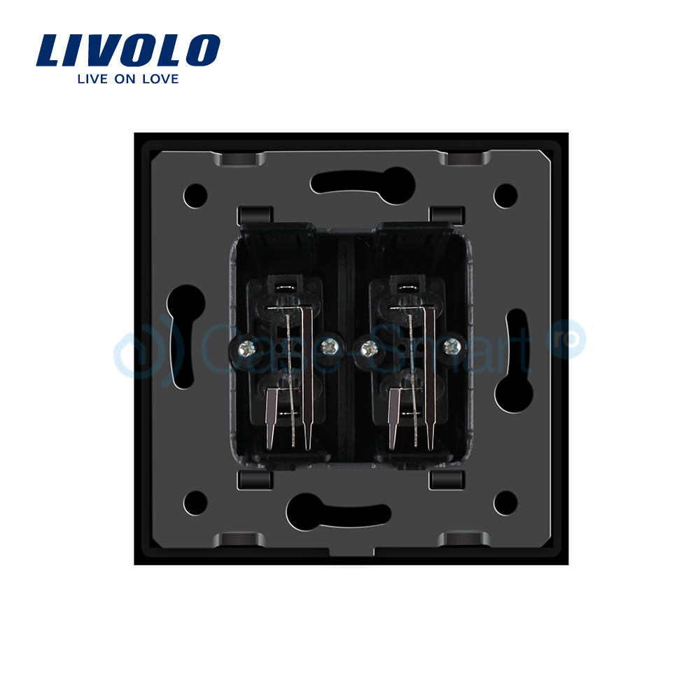 Priză Dublă Audio Livolo cu Ramă Sticlă - imagine 9