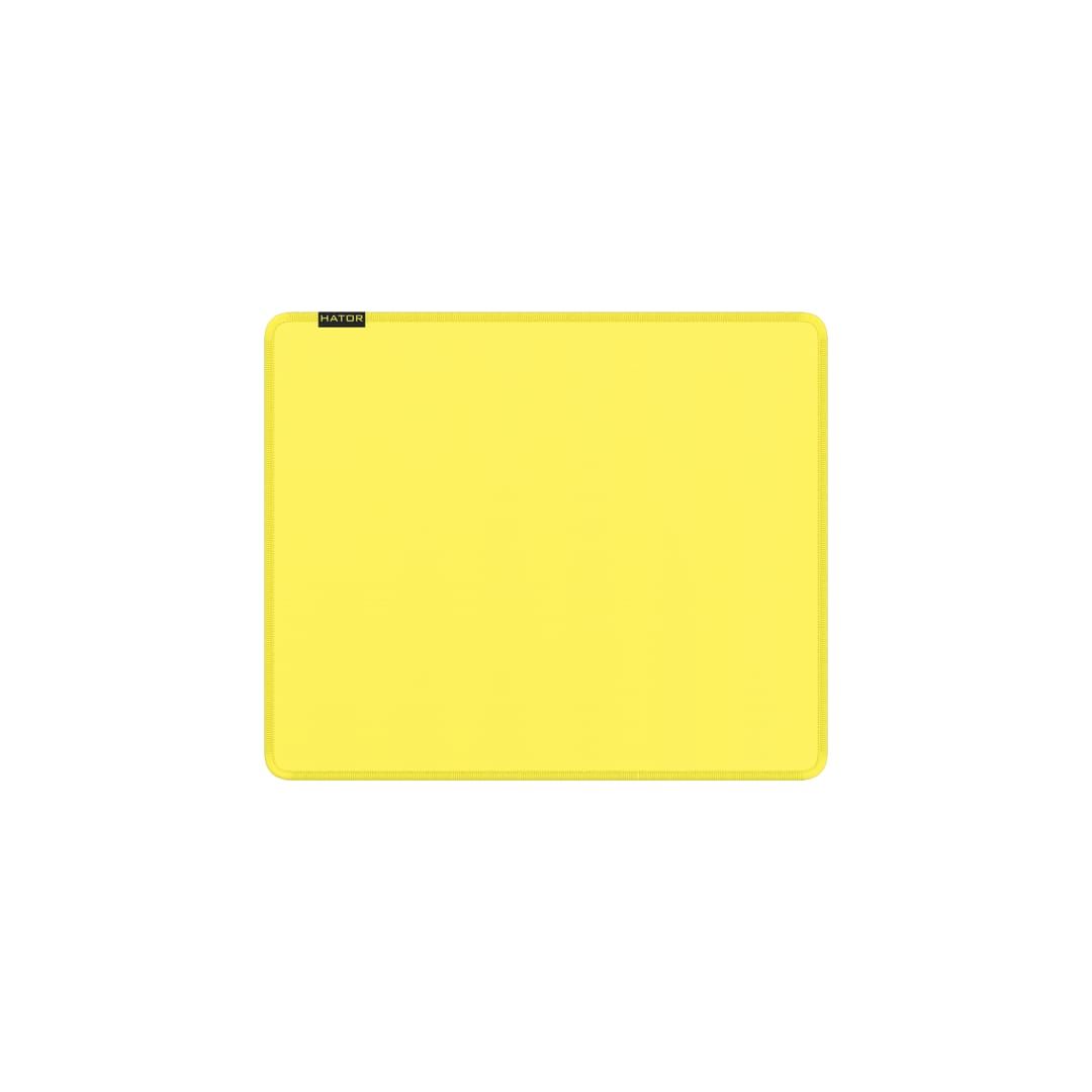 Mousepad Gaming Hator Tonn Evo M 360x300mm Galben - imagine 4