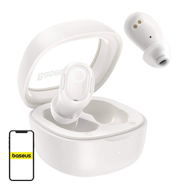 Căști Wireless Baseus Bowie WM02 TWS Alb - Bluetooth 5.3 - imagine 2