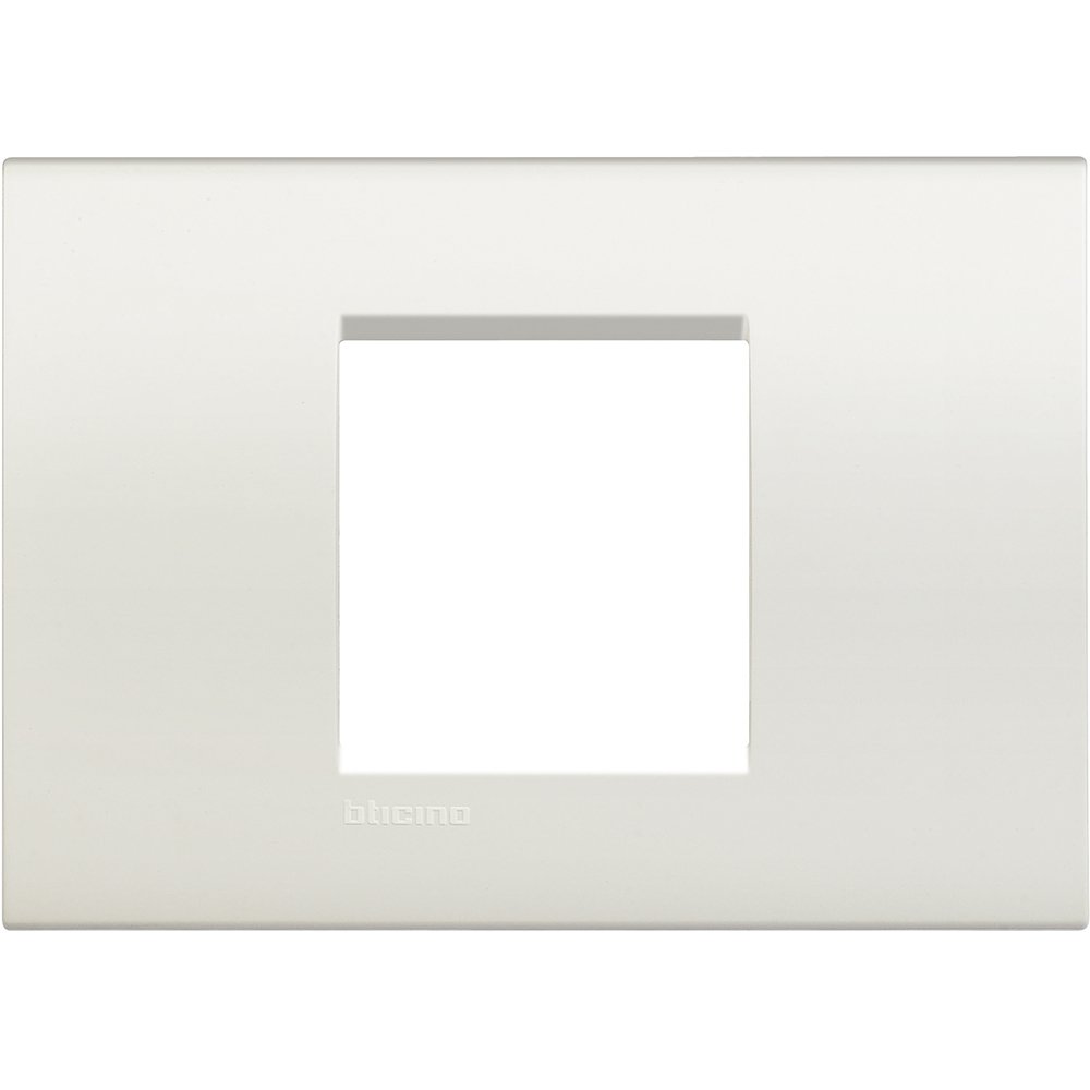 Placă ornament 2 module Bticino Living Light Alb