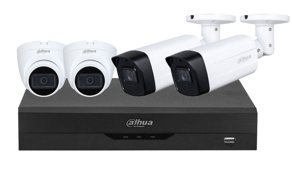 Kit supraveghere Dahua 4 camere Full HD 2MP