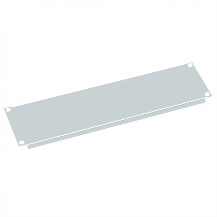 Panou Mască 19" 3U RAL7035 Gri Deschis Value
