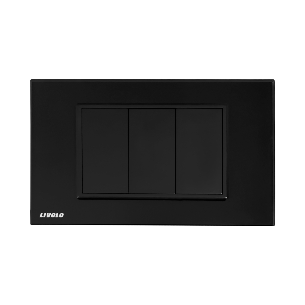 Priza Blank Livolo Sticlă | Rama Italiană - imagine 4