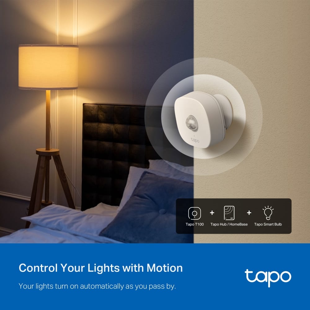 Senzor Smart Mișcare TP-Link Tapo T100 WiFi - Siguranță Inteligentă - imagine 8