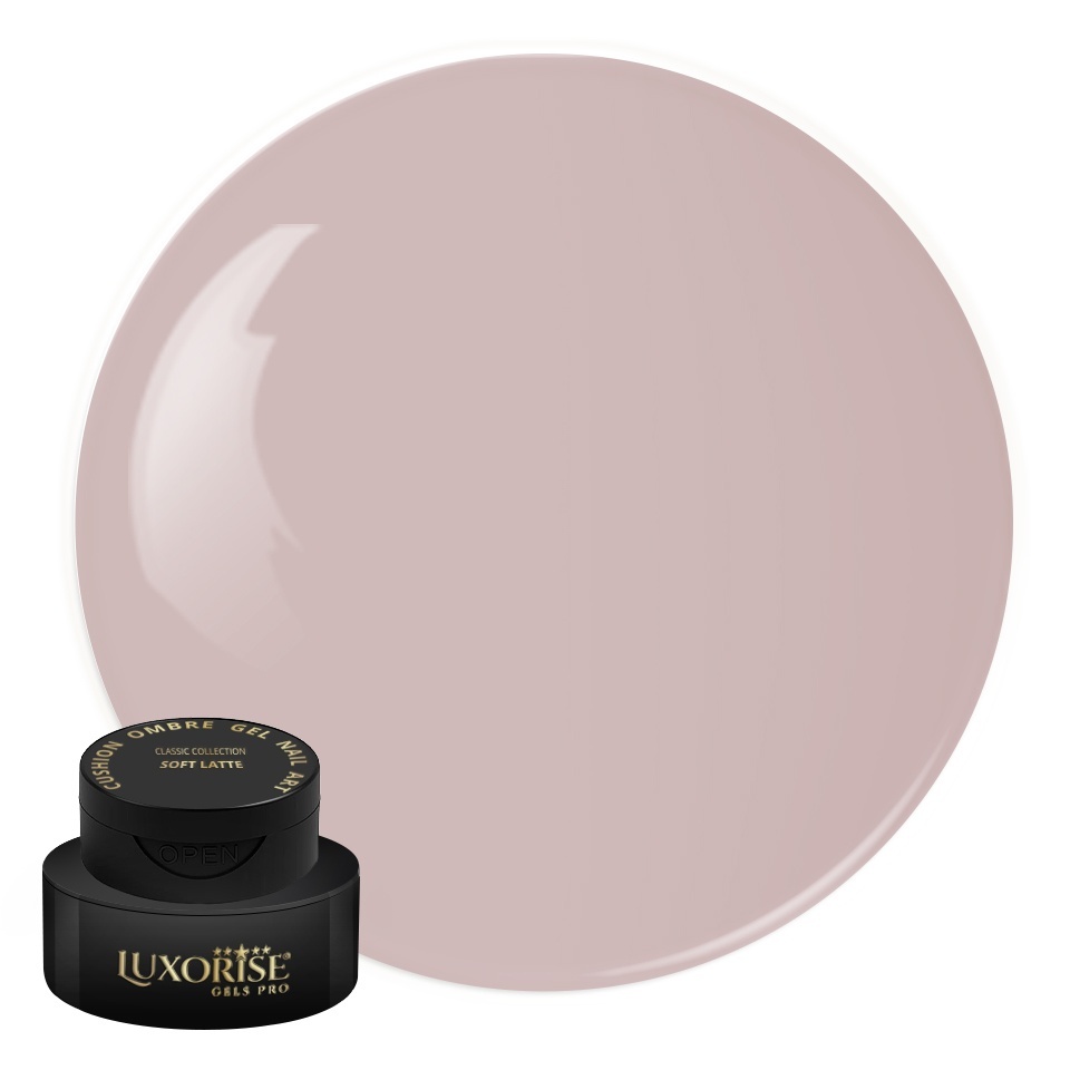 Gel UV Nail Art Babyboomer LUXORISE Cushion Ombre Classic - Soft Latte, 2ml