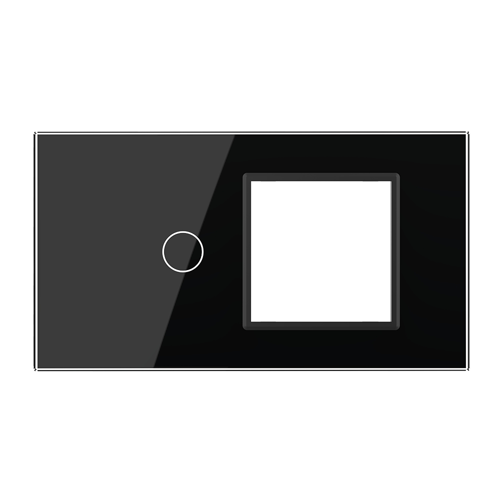 Panou Touch Livolo cu Priză, Sticlă, 4M - imagine 6