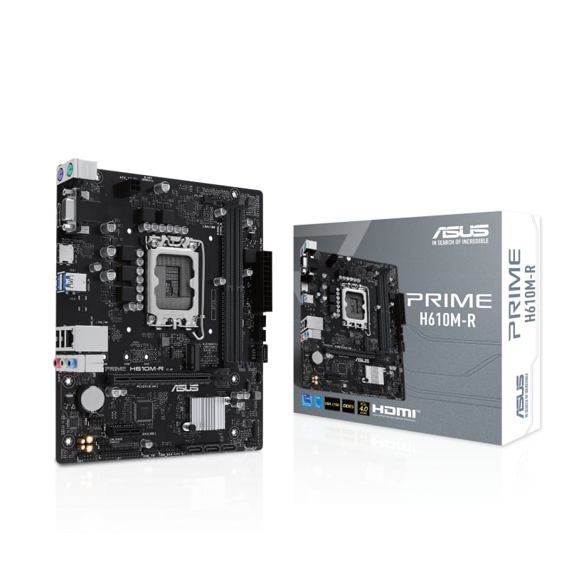 Placă de bază ASUS PRIME H610M-R LGA1700 DDR5 mATX - imagine 2