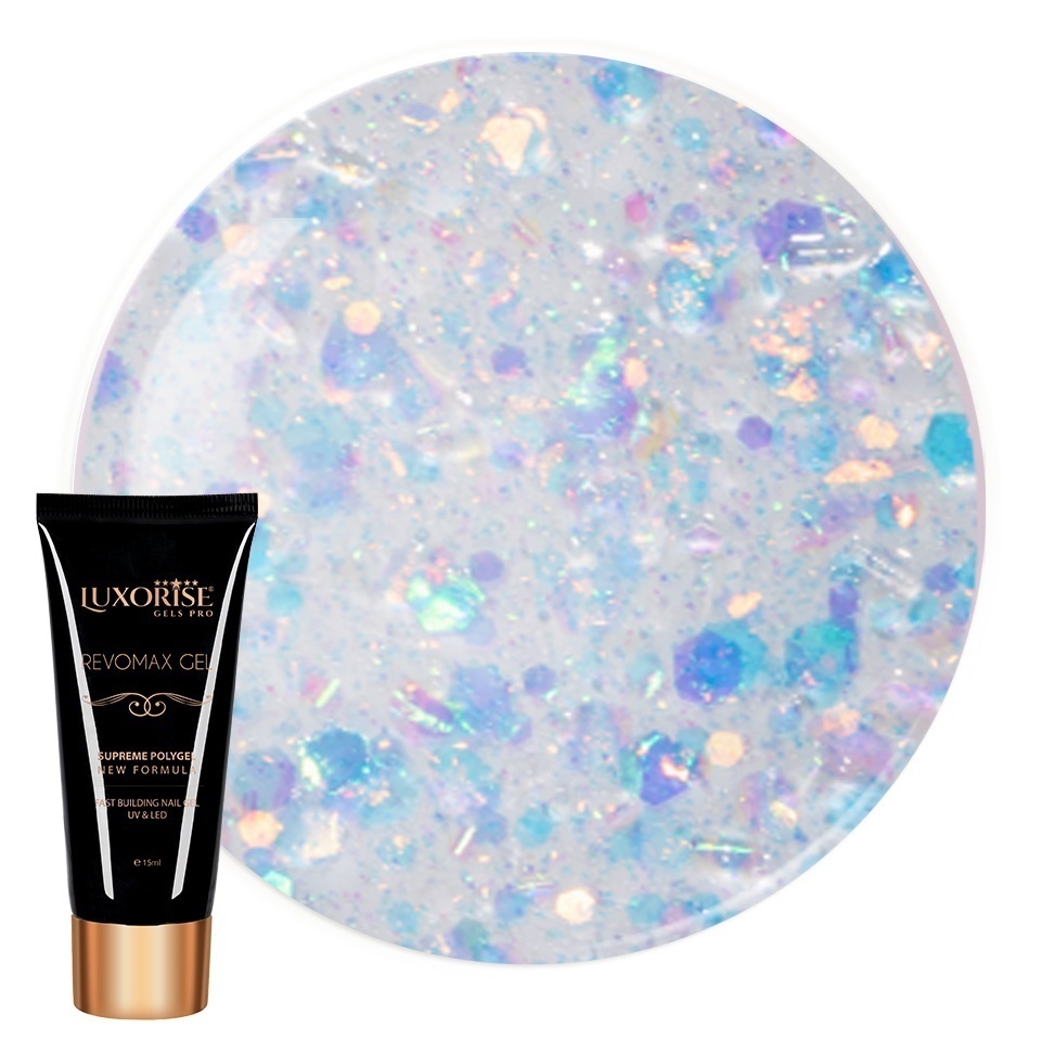 Polygel Luxorise Sea Spirit 15ml - Modelare Ușoară