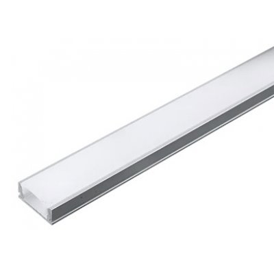 Profil aluminiu V-TAC 2M mat pentru banda LED