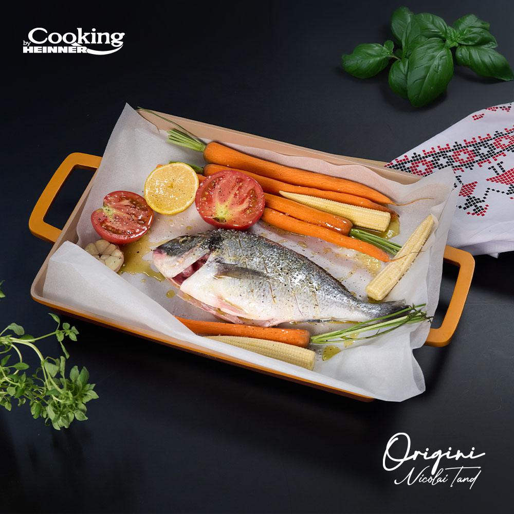 Tavă Grătar Heinner Nicolai 36x26cm Aluminiu Turnat Origini - imagine 5