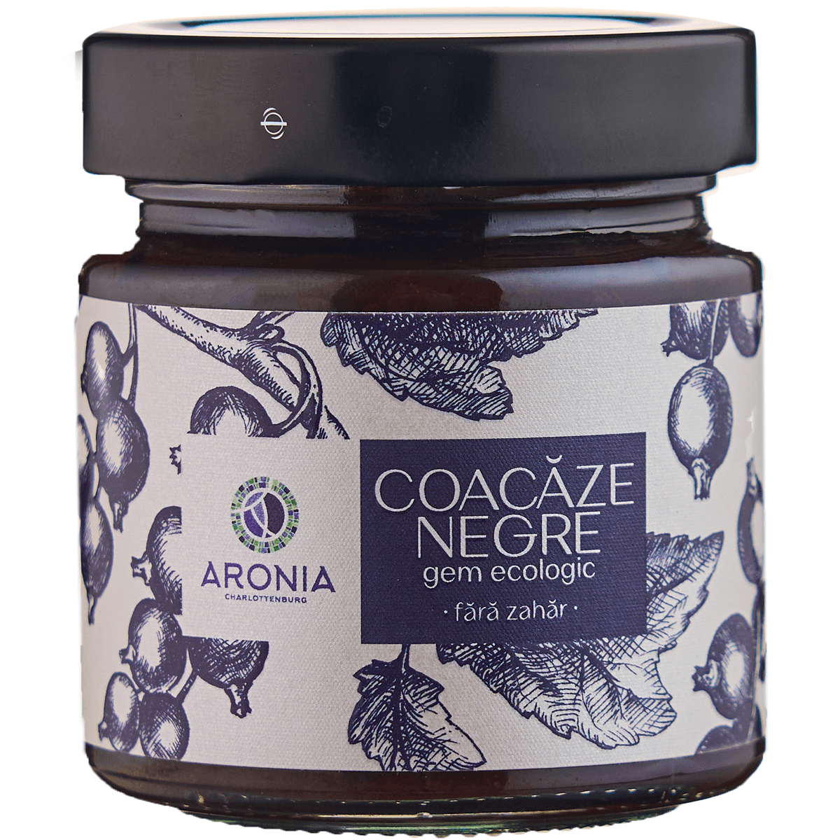 Gem Coacăze Negre ECO 200g Aronia Fără Zahăr