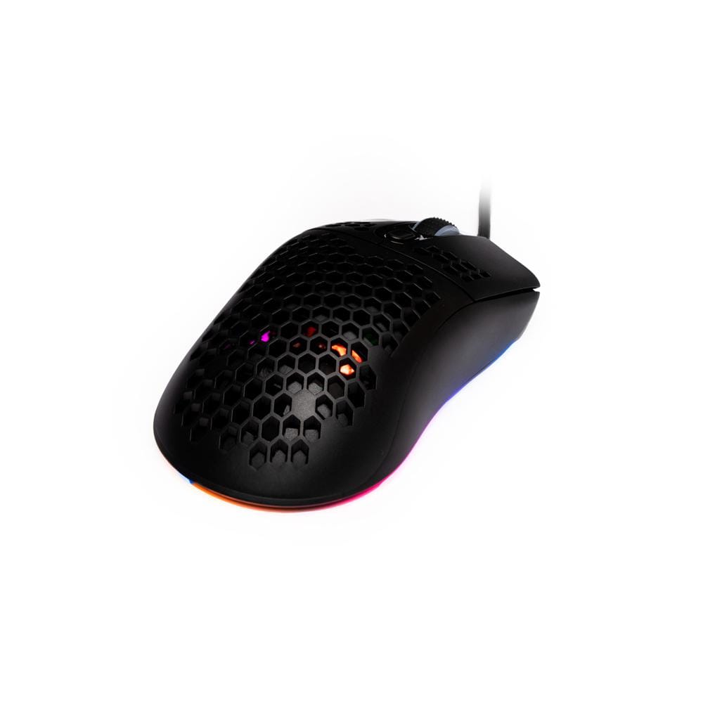 Mouse Gaming Spacer SPGM-ALIEN-LIGHT Negru 6400 DPI RGB - imagine 4