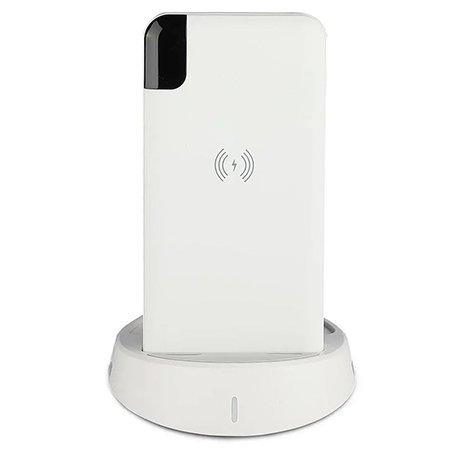Power Bank Wireless 8000mAh V-TAC Alb
