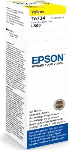Cartus Cerneala Epson T6734 Yellow 70ml - Original pentru L800