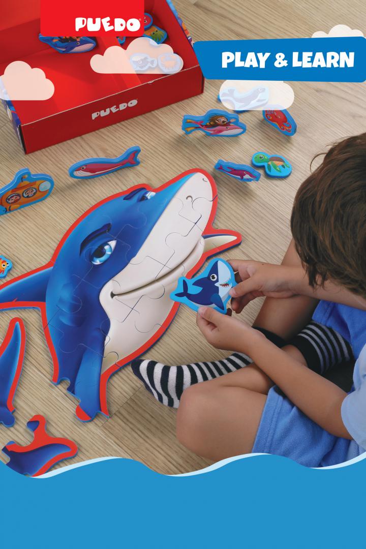 Puzzle Lumea Marina - Joc Educativ Copii | Generic - imagine 7