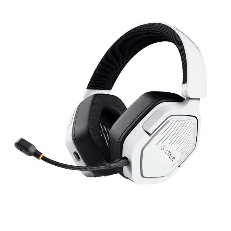 Casti Wireless Trust GXT 492W Carus Alb - Sunet Stereo Premium - imagine 2