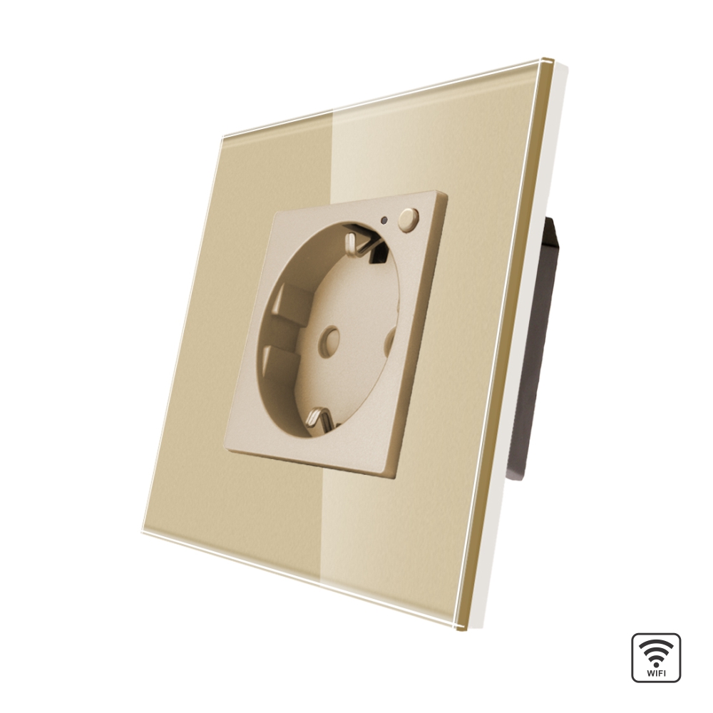 Priză Simplă Wi-Fi LUXION cu Ramă Sticlă - imagine 9